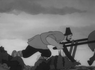 Кадр 3 из мультфильма «Сказка о попе и работнике его Балде (1939 г.)»